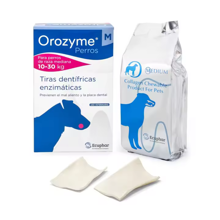 ECUPHAR AC OROZYME TIRAS DENTRIFICAS M 12 TIRAS - 1