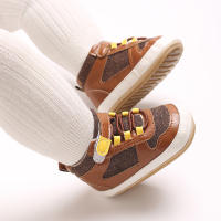 Zapatos Para Bebé 0-18 Meses Niño Y Niña Suéter De Cuero PU Suave Suela De Goma Antideslizante Zapatos Casuales Para Todoterreno - details 4