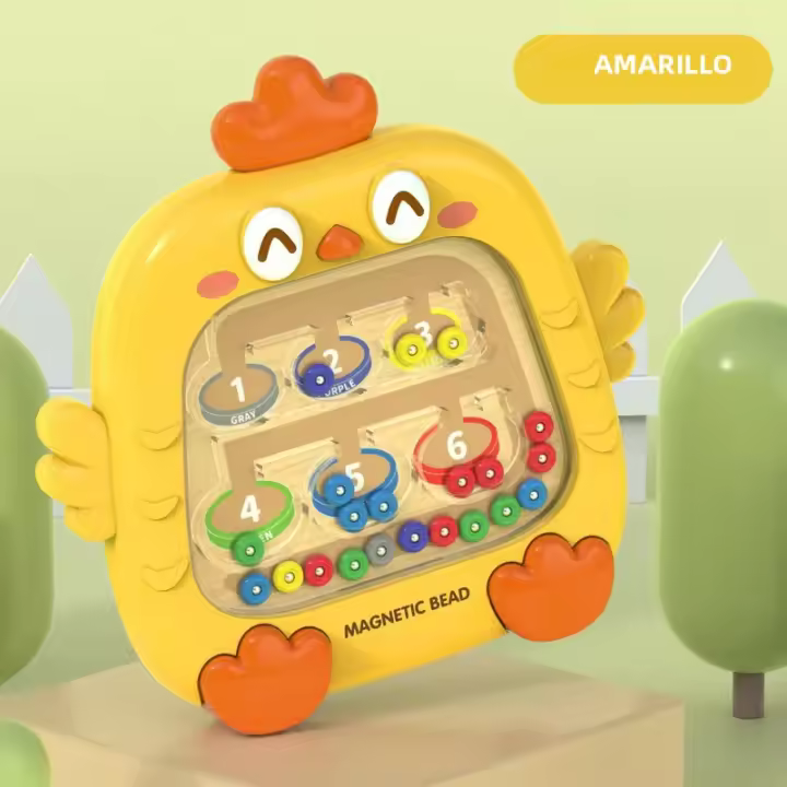Juego De Puzzle Magnético Para Niños Tablero De Colores Y Números Juguete Educativo Montessori De Aprendizaje Sensorial Para Niños De 3-12 Años - 1