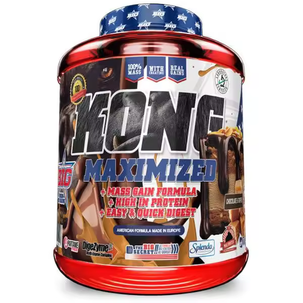KONG 3kg BIG Subidor de peso con proteina y hidratos de carbono, creatina - 1