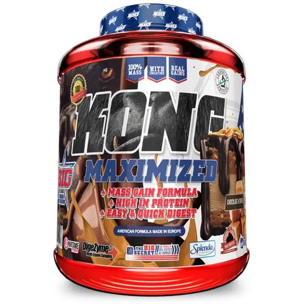 KONG 3kg BIG Subidor de peso con proteina y hidratos de carbono, creatina - 1