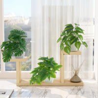 1pc Plantas Artificiales Pequeñas Con Macetas De Plástico Decoración De Escritorio Para Oficina Y Hogar Ambiente Interior Y Exterior - details 3