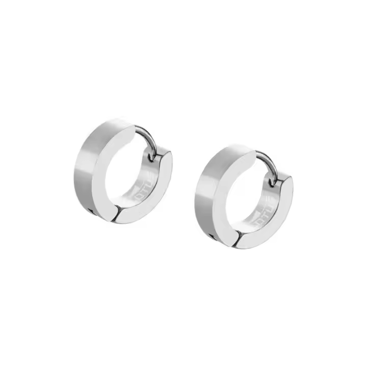Pendientes Lotus Style LS2160-4/1 para Hombre en Acero Inoxidable Plateado Brillante - 1