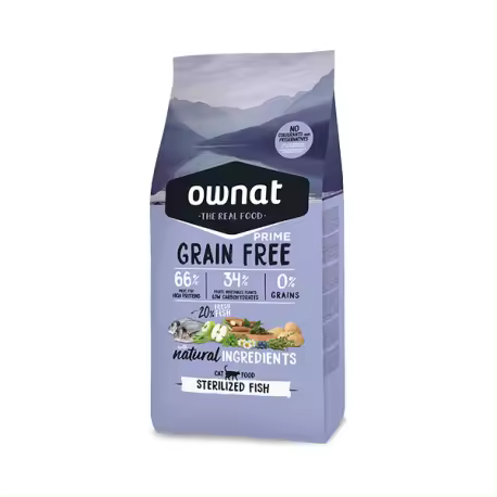 OWNAT GATO GF PRIME STERILIZED FISH 1KG - 1