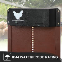 Porta Automática Para Ponedero Controlado Por Luz Y Pilas Impermeable Accesorio De Actualización Para Puerta De Casa De Mascotas - details 4