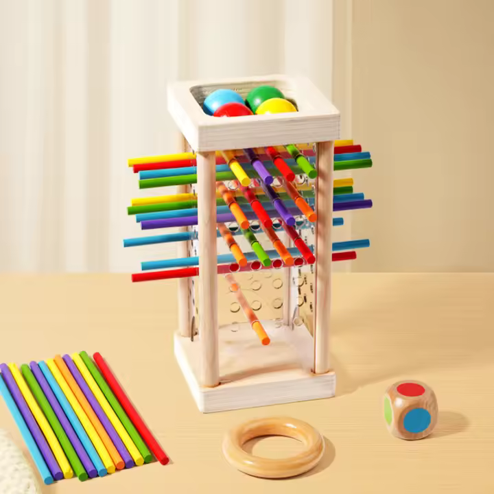 Juguete De Madera Interactivos Para Padres E Hijos Juego De Batalla Para Dos Personas Entrenamiento De Pensamiento Espacial - 1