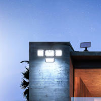 Lámpara Solar LED 333 Exteriores Con Sensor De Movimiento Y Inducción Humana 3 Modos IP65 Impermeable Para Garage Jardín Pasillo Y Pared - details 6