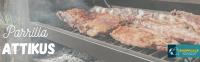 Barbacoa Parrilla Fogonero Carbon Parrilla Argentina Artesanal Color Gris. Aire Libre. Medidas 100x60x60 - details 0