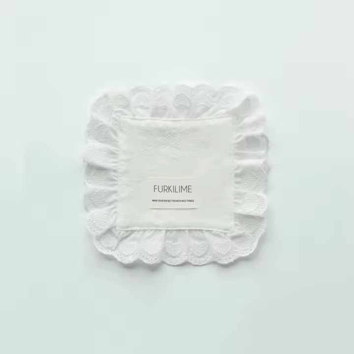Mantelones De Encaje De Algodón Suave Para Comida Decoración De Fiesta Regalo Para Casa De Amistad Estilo Japonés Rectangular - 1