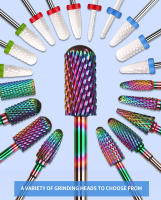 Juego De Brocas Para Uñas Y Cutículas Cerámica Diamante Carburo Para Eliminador De Acrílico Gel Manicura Para Hogar Y Salón - details 8