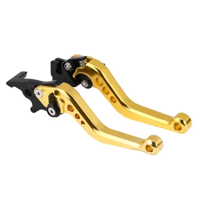 Manillar De Freno Ajustable Para Motocicleta Modificación CNC Palanca De Embrague Y Freno De Anillo Kit De Manillar De Barra Superior Partes Modificadas - 1