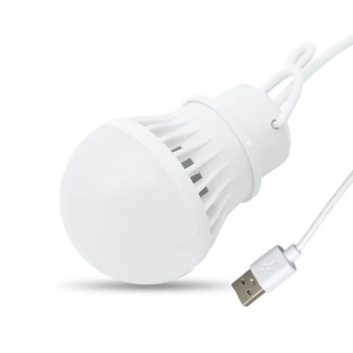 Bombilla LED USB Portátil Para Lectura Y Iluminación De Camping 3W 5W 7W 5V Luz De Libro Para Acampar En Tiendas Exteriores - 1
