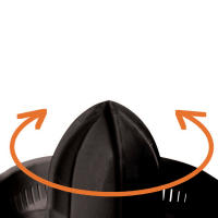 Exprimidor de cítricos Jocca eléctrico de vertido continuo: Funciona mediante presión, rotación del cono en ambos sentidos, totalmente desmontable para una fácil limpieza y potencia de 25W. - details 1
