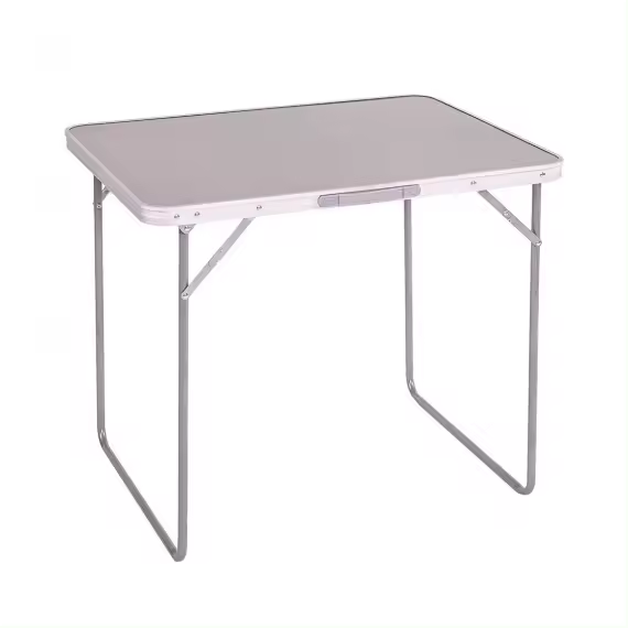 MESA DE PLAYA Y CAMPING DE METAL MEDIANA GRIS - 1