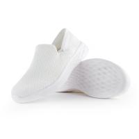 ANDY-Z  AZ2322 Blanco  Mocasines planos de malla transpirables de moda para mujer, zapatos planos tipo slip-on - details 1