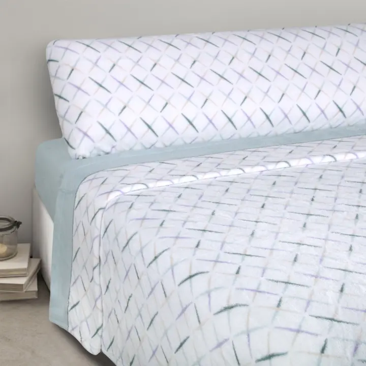 Juego de sábanas Coralina, 100% Microfibra de Calidad Tejido Doble Cara, Polar, Extra Suaves, Ropa de Cama 3 Piezas. Ideal para las frías noches de invierno y otoño - 1
