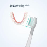 Cabezales De Cepillo De Dientes Mornwell D901/D902 Pack De 4 Piezas Blancas Reemplazo Para Cepillos Eléctricos Mornwell D01/D02 Incluyen Cubiertas - details 2