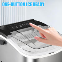 Máquina Automática de Hielo 15KG/24H con Auto-Limpieza, Tamaño de Cubitos Ajustable (25/22mm) para Hogar, Bar, Oficina o Restaurante - Fabricadora Portátil Eléctrica Estilo Bala, Incluye Paleta y Manual - details 3