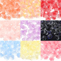 50pcs Perlas De Vidrio Lampwork En Forma De Flor De La Valle Coloridas 12x7.5mm Irregulares Para Hacer Joyas DIY Accesorios - details 3