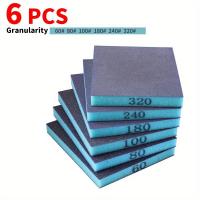 6pcs Esponja De Arena De Gritos Reutilizable Y Lavable Bloques De Arena Para Metal Y Madera Herramienta Abrosiva Para Pulido - details 6