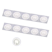 Etiquetas RFID Universal 25mm Blancas Con Protocolo ISO14443A 13.56MHz 10PCS/Lote Compatible Con Todas Las Teléfonos NFC - details 0