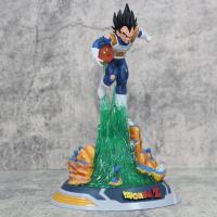 Figura De Colección Dragon Ball Z 25cm Super Saiyan Vegeta Anime PVC Luz Interiorizable Modelo Figura De Decoración Regalo - details 8