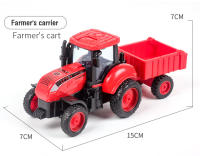 Juguete De Modelos De Maquinaria De Ingeniería Para Niños Autobús De Jardín Simulación Tractor De Agricultor Con Acción Retroactiva Regalo De Cumpleaños Para Niño - details 12