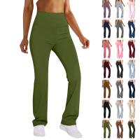 Pantalones Largos Para Mujer Leggings Elásticos De Talla Alta Estilo Athleisure Yoga Fitness Pantalones Bell Bottoms Para Verano - details 46