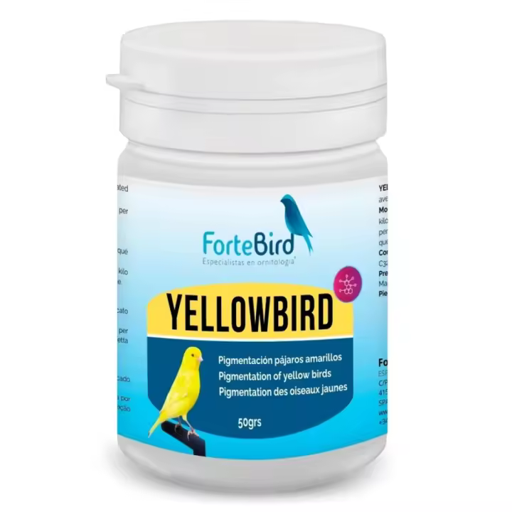 Yellowbird  Pigmentación para canarios amarillos 50gr Fortebird - 1