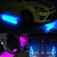 2pcs Luz Flexible LED Adhesiva Autocollante 30cm 15 LEDs Impermeable Para Decoración De Coche Y Hogar Multicolor - details 11