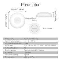 Detector De Fugas ZigBee Alarma De Nivel De Agua Con Control Remoto Por Tuya Smart App Seguridad Antisalidas Para Tanque De Agua IP66 Resistente Al Agua - details 17