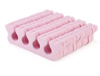 20/50pcs Separadores De Uñas Y Pies En Rosa Esponja Suave Para Gel UV Herramientas De Manicura Y Pedicura Pack De 50 Piezas - details 2