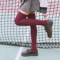 Calcetines Largas De Piel Para Mujer Y Niñas Color Sólido Invierno Calientes Calcetines De Tejido 2 Piezas Regalo Ideal - details 9