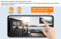 Cámara IP Inteligente Para El Hogar 8MP 4K Dual Lens Con Tarjeta SIM 4G Visión Nocturna Color Protección De Seguridad CCTV Instalación Interior - details 2