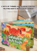Libro De Actividades Para Niños Con Pegatinas Montessori Juguete Educativo Temprano Para Bebés Y Niños Pequeños Juego De Rompecabezas De Tablero De Aprendizaje - details 2