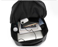 Mochila De Cuero PU with Carga USB para hombre, Morral grande para Orden portátil, mochila Escolar para adolescentes y niños, alta calidad - details 11