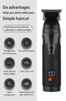 Wireless Barber Trimmer máquina de afeitar Eléctrica Profesional de Corte de pelo de los hambres - details 1