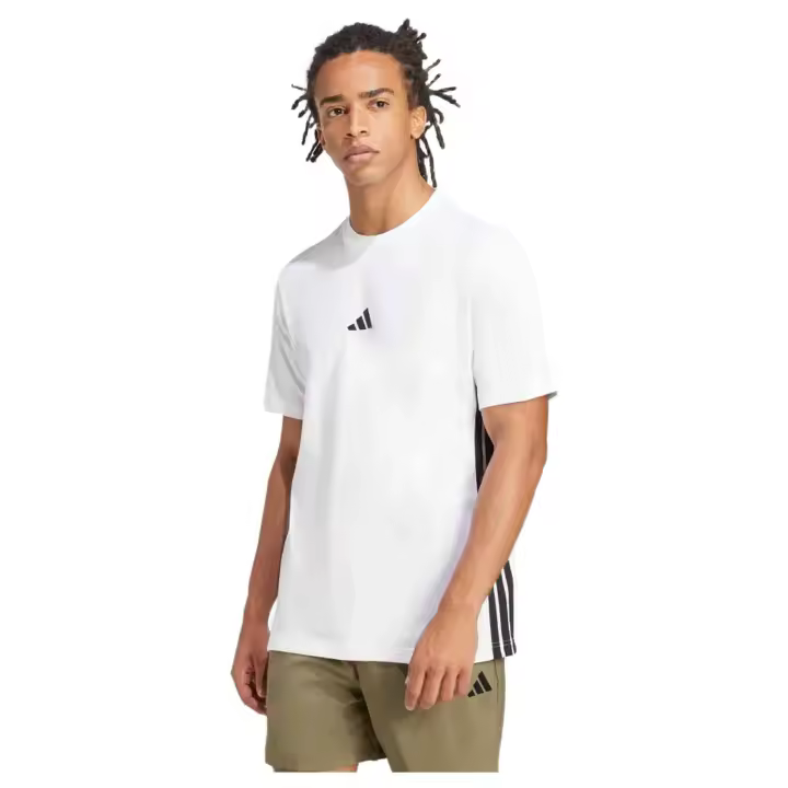 Camiseta de Manga Corta Adidas  para hombre en color blanco - 1