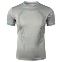Camiseta De Deporte Para Hombres Verano Transpirable Secado Rápido Manga Corta Moda Deportiva Sin Capucha Cuidado Manual - details 7