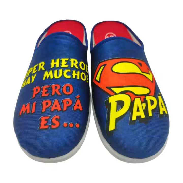 Zapatillas de casa para hombre de verano con puntera cerrada Marca Flossy cómodas, flexibles, ligeras y gran confort , con plantilla extraíble y suela perfumada , antideslizante , fabricadas en España ,suaves y tiernas. Calzado para el hogar ideal - 1