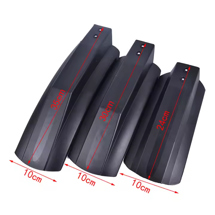 2PCS Guardabarros De Nieve Para Bicicleta Montaña Delantero Y Trasero Para Llanta Ancha Fenders Para Neumáticos De Nieve - 1