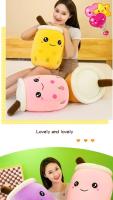Almohada De Té De Burbuja Gigante 22-70cm Peluche Squishy Con Boba Bebida De Frutas Y Helado Decoración Para Regalo - details 35