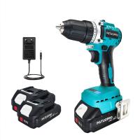 Taladro Eléctrico Recargable 21V Sin Cable Con 10mm 2 Velocidades 23 Torque Batería Y Cargador Taladro De Mano Para DIY En Casa - details 0