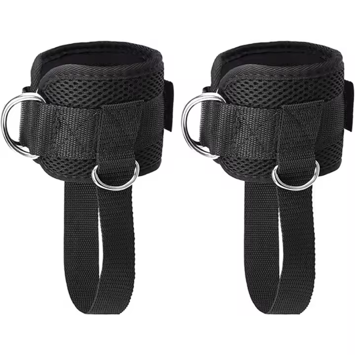 Tobillera para Máquina de cables, Correas Ajustables para los Tobillos, para Mujeres y Hombres, Gimnasio, Fitness - 1