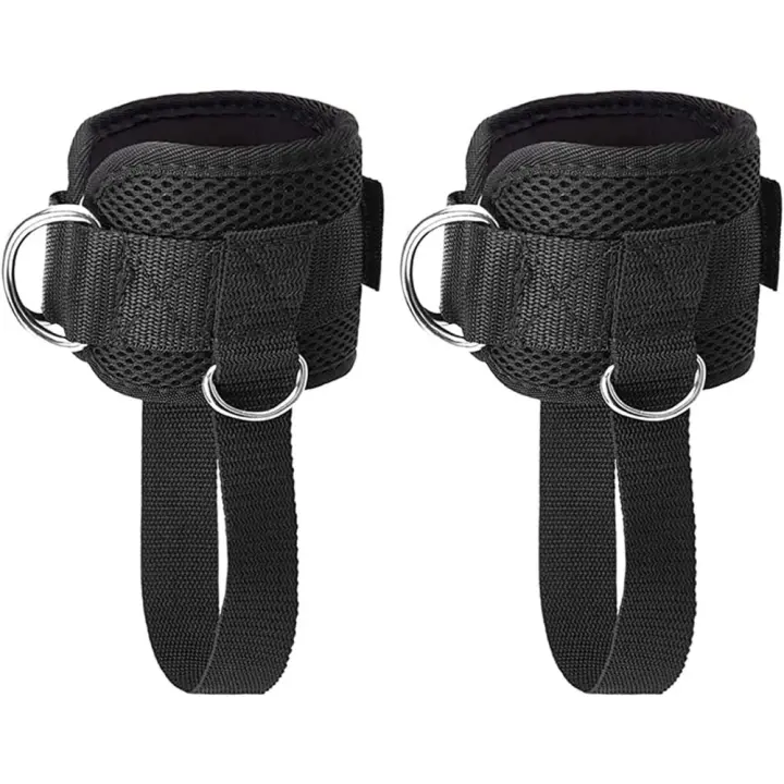 Tobillera para Máquina de cables, Correas Ajustables para los Tobillos, para Mujeres y Hombres, Gimnasio, Fitness - 1