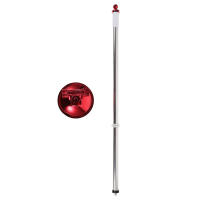 Soporte De Banda Magnética Para Coche Con Palo De Bandera Telescopio Y Soporte De Base De Goma Abs Para Montar En El Parachoques - details 0