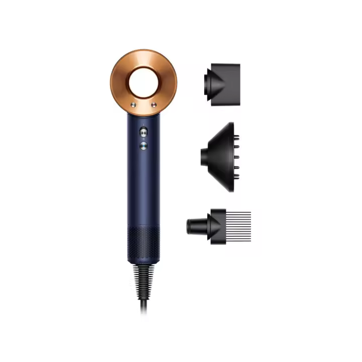 Secador de pelo Dyson Supersonic™ – Rizado+Muy Rizado (Azul de Prusia/ Cobre) Secado rápido. Sin calor extremo. - 1