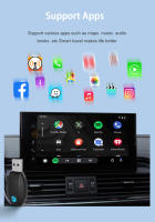 Acodo 2en1 Mini Caja Para Coche CarPlay Android Auto USB Tipo-C Conexión Bluetooth WiFi Plug&Play Dongle Inteligente Sin Cable - details 11