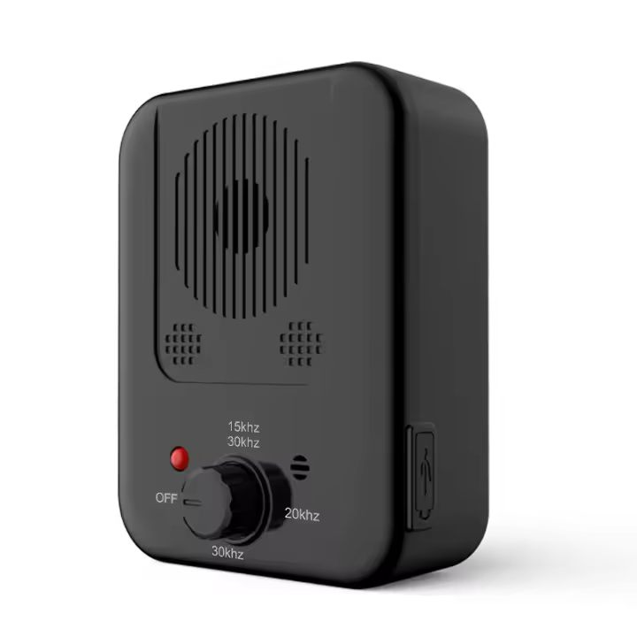 Dispositivo Antiladridos Control Ultrasónico Silenciador Recargable Negro - 1