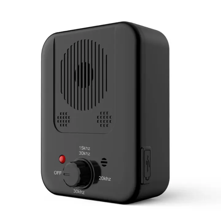 Anantiladidos device, ladridos de perros de deusorio, control ultrasónico de ladridos de perros, silenciador de ladridos de perros, recargable con 3 niveles ajustables, Aptos para uso en interiores y exteriores (Negro) - 1